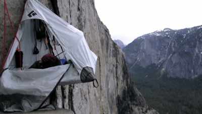 And I put in a camp
so I could stay up there. - The Dawn Wall