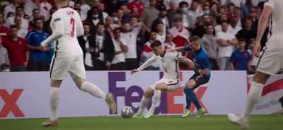 And I remember the ball
coming across to Luke Shaw. - The Final: Attack on Wembley