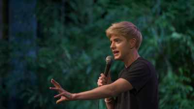 And I remember the one computer
in our classroom got the Internet. - Mae Martin: SAP