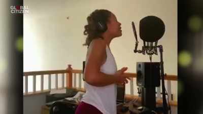 >> ♪ AND I RISE UP. ♪
>> BECAUSE IT'S SO UPLIFTING, - One World: Together at Home