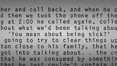 And I said, "You mean
about being sick?" - Ted Bundy: Falling for a Killer