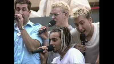 And I see these
five guys perform. - Larger than Life: Reign of the Boybands