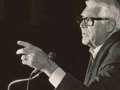 And I was sitting in the
audience and he was going - Becoming Cary Grant