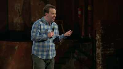 And I had that moment where I think,
"Should I preface this conversation - Mike Birbiglia: Thank God for Jokes
