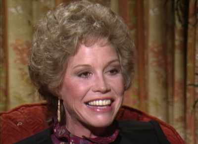 And I think
that's a positive term - Being Mary Tyler Moore