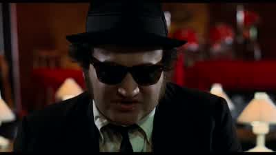 Look at you in those candy ass monkey suitsAnd I thought I had it bad in jolietAt least we got a change in clothes suckerYou're wearing the same shit you had on three years ago - The Blues Brothers