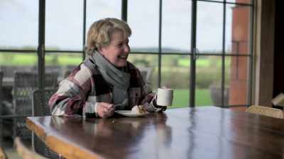 And I thought, "Oh, that means
she's coming over to me." - Extraordinary Escapes with Sandi Toksvig
