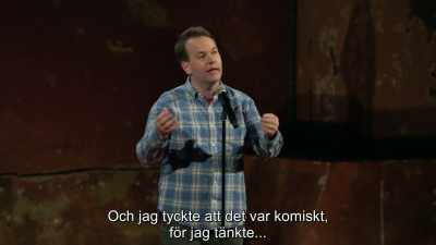 And I thought that was funny,
because I was thinking, - Mike Birbiglia: Thank God for Jokes