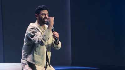 And I turn, and Arjun is looking at me. - Hasan Minhaj: The King's Jester