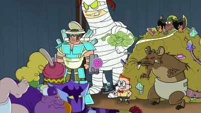 And I used it to turn
your costumed comrades - The Epic Tales of Captain Underpants