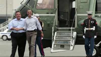 And I watch these two
guys, and they're hugging, - Trump: The Art of the Insult