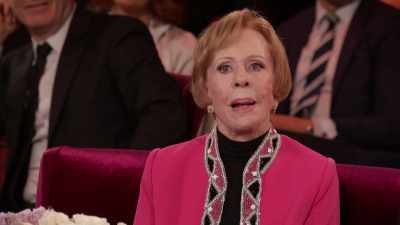 And I watched you welcome,
embrace - Carol Burnett: 90 Years of Laughter + Love