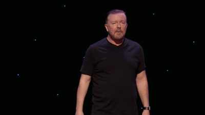 And I went,
"I called earlier. You were out." - Ricky Gervais: SuperNature