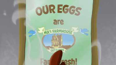 And I will eat them in a house, - Green Eggs and Ham