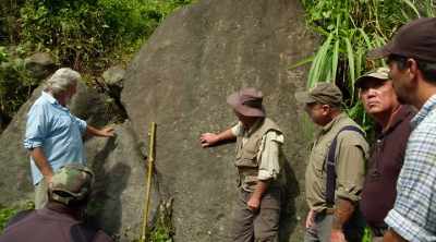 And if we can get
this big rock to move, - Lost Gold of World War II