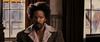 And as if on cuehere comes the sheriffOk boysFun's overCome on outAlright folkscalm downGo about your businessThese jokers will be gone soonNowwhy you all wanna come into my town and start troubleScare all these nice peopleYou ain't got nothing better to - Django Unchained
