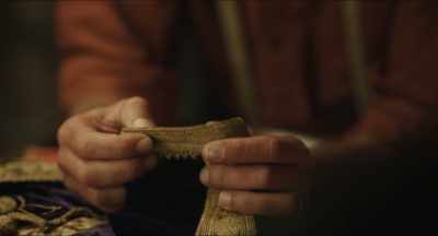 And I'll fix this hem
so it won't get more damaged. - The Blue Caftan