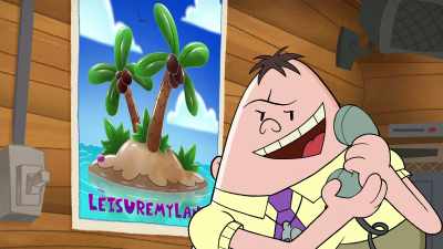 And I'll spend summer
relaxing on a rubber island. - The Epic Tales of Captain Underpants