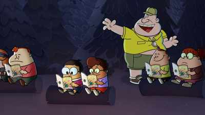 And I'll tell you all about it
when I yeah-yeah-yeah-yeah get back. - The Epic Tales of Captain Underpants