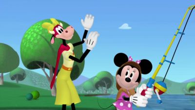 And I'll use my super strength
to pull him to safety. - Mickey Mouse Clubhouse