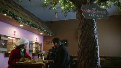And I'm afraid if I
keep eating with you, - Cloudy with a Chance of Christmas