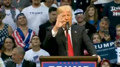 And I'm always telling my
boy, take small bites, Barron. - Trump: The Art of the Insult