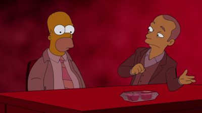 And I'm no expert on mountains, - The Simpsons: O C'mon All Ye Faithful