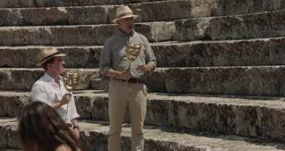 And I'm now known for,
uh, dramatic roles. - The Trip to Greece