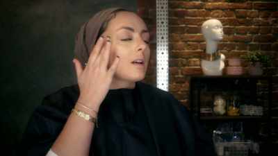 And I'm using tribal marking - Glow Up: Britain's Next Make-Up Star
