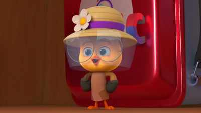 And I'm wearing
my beekeeper suit - The Chicken Squad