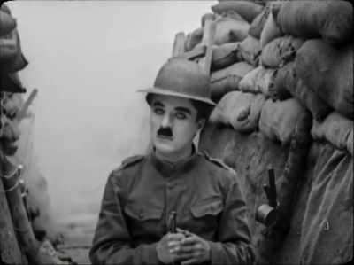 And in a world divided by bitter conflict - The Real Charlie Chaplin