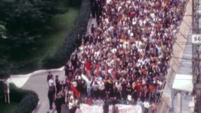 And in Europe large
demonstrations were - Days of Rage: The Rolling Stones' Road to Altamont