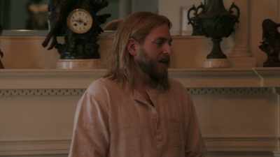 And, in fact,
it will go on in our absence. - Don't Worry, He Won't Get Far on Foot