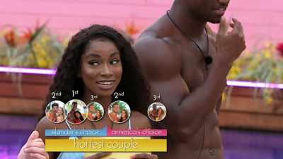 AND IN FIRST PLACE ZAC AND
ELIZABETH. - Love Island