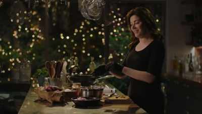 And in it goes. And now - Nigella: At My Table