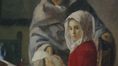 And, in other paintings,
we see that we are somewhere - Vermeer: The Greatest Exhibition