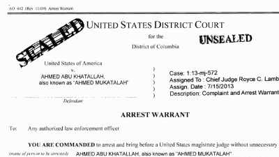 And in this particular case
with Abu Khattala, - FBI TRUE