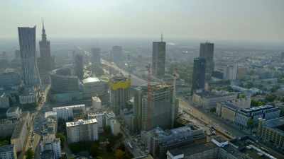 And in Poland's capital, - Europe From Above