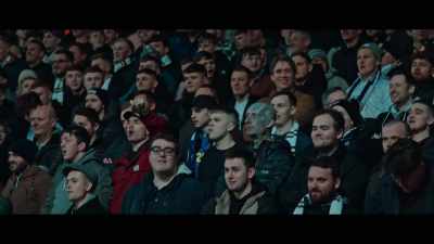 And in quite remarkable scenes
at Elland Road, - Take Us Home: Leeds United