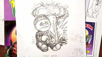 And in the background
let's have an atom bomb - 30 Years of Garbage: The Garbage Pail Kids Story