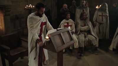 And in the Temple,
we shall meet men - Knightfall
