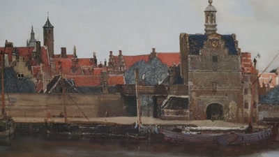And yet in this very,
very quiet world that he captures... - Vermeer: The Greatest Exhibition
