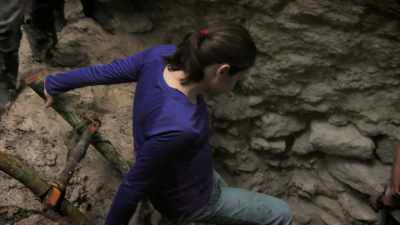 And inside she has made
an ominous discovery, - Lost Treasures of the Maya