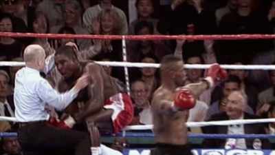 And Iron Mike is champion all over again. - Bruno v Tyson