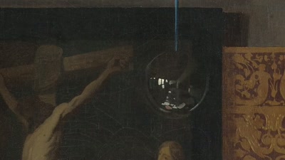 And this is a Jesuit symbol - Vermeer: The Greatest Exhibition