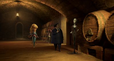 And this is our whine cellar - The Addams Family