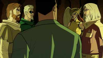 And this is Shayera
and Adam Strange. - Green Lantern: Beware My Power
