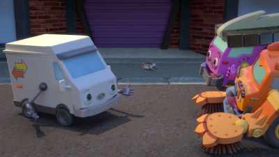 And this is where
I wave hello to Mr. Mufflers. - Mighty Monsterwheelies