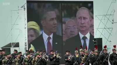 And it was basically making
the case for us stepping up - Putin vs the West