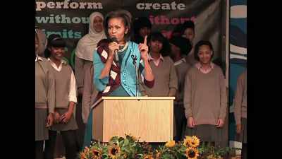 And it is important
for the world - First Ladies